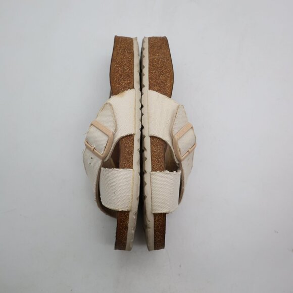 Birkenstock Sienna II Vegan Women's EU 40 Slide Sandals Canvas Cross Strap - Picture 8 of 10
